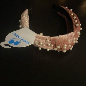 Wee Ones Velvet Pearl Headband